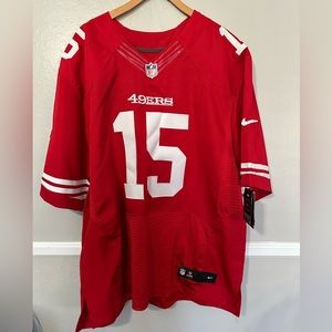 Nike Red Size 52 Crabtree 49ers NFL Jersey